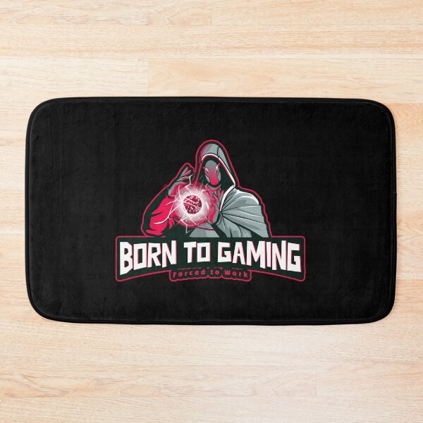 Item preview, Born to Gaming Forced to Work funny gaming designed and sold by Louise Bastard.