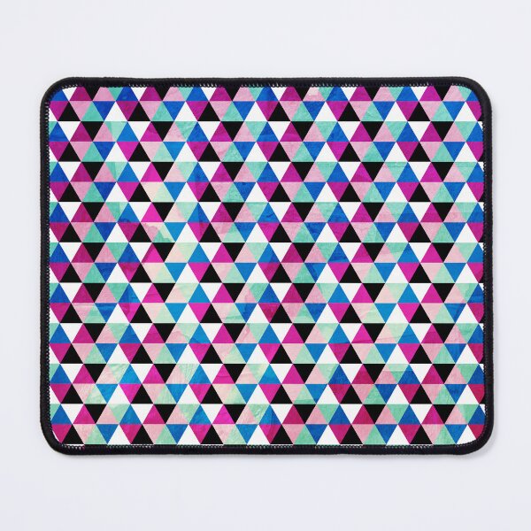 Item preview, Abstract Geometric Triangles Pattern in nice Colors designed and sold by Pia Kolle.