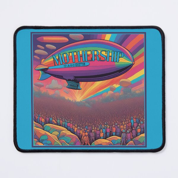 Artikelvorschau, Retro Art Psychedelic Led Mutterschiff entworfen und verkauft von theflandonian.