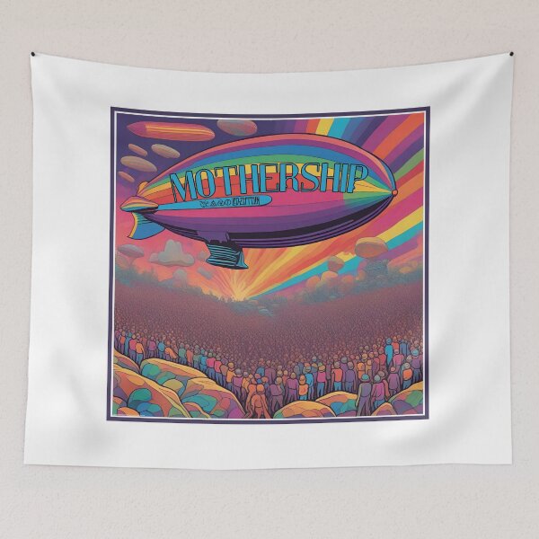 Item preview, Retro Art Psychedelic Led Mothership designed and sold by theflandonian.