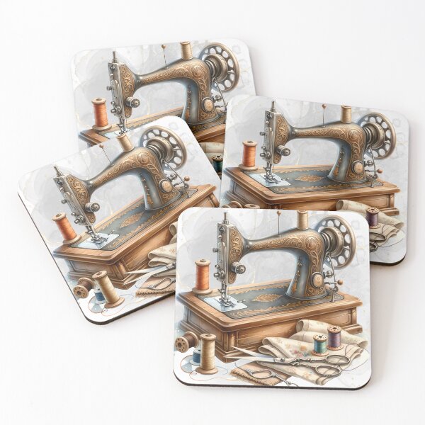 Item preview, Vintage Sewing Machine Design - An Artisitic Impression  designed and sold by TeesNthese.
