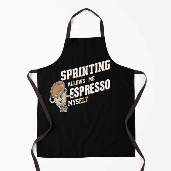 Item preview, Sprinting Allow Me Espresso Myself designed and sold by WenegeeDesigns.