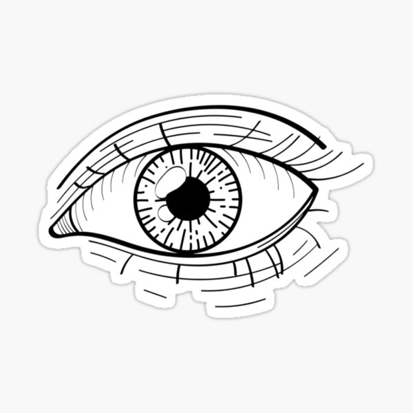 Cute Eyes  Sticker for Sale by Castiel3