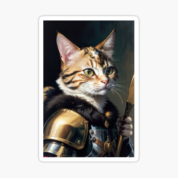 Cat Knight #03 Sticker