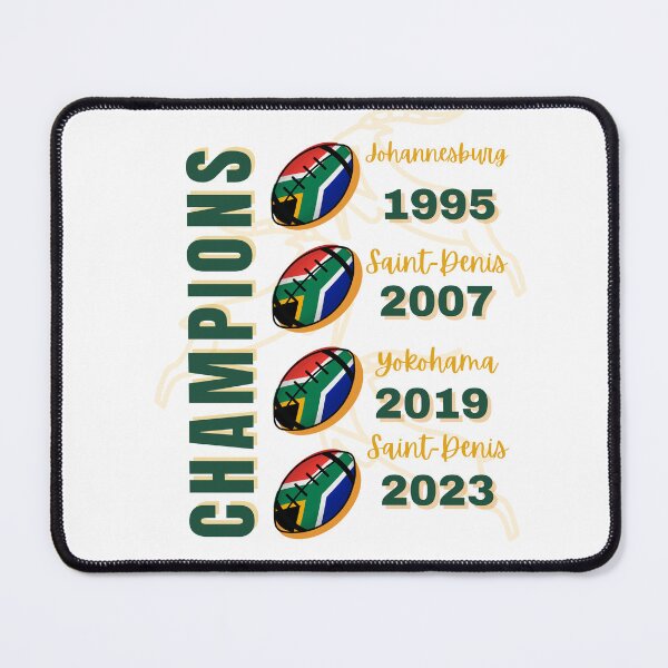 Item preview, Victorious Springboks: South Africa Rugby Champions Fourth Win designed and sold by MimsTees.
