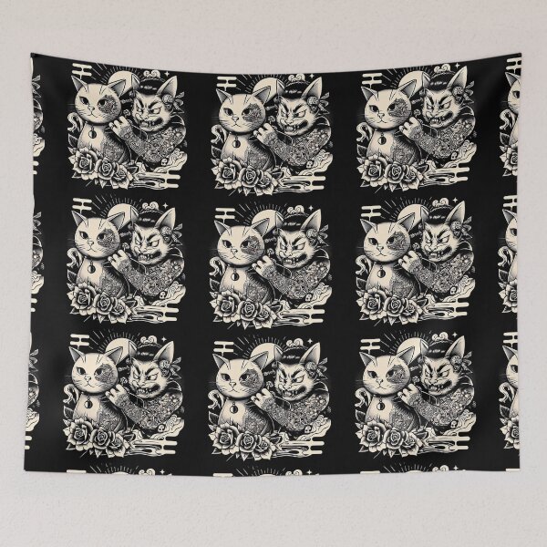 Item preview, Cat Tattooing Cat designed and sold by TheSamuraiCat.