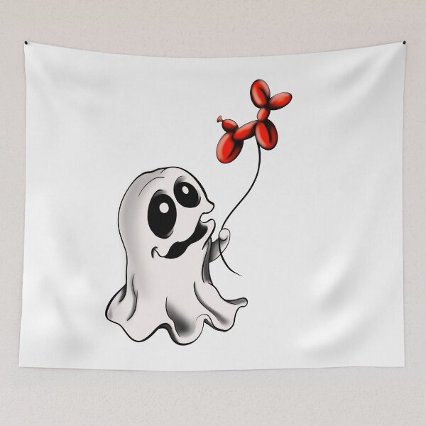 Item preview, Ghost & balloon dog designed and sold by JackDraws88.