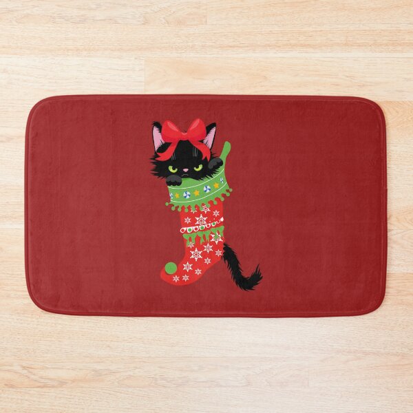 Item preview, Funny Kitten Christmas Stocking Stuffers Cat Kids T-Shirt Gift Shirt for Cat Lovers designed and sold by LionessLove.