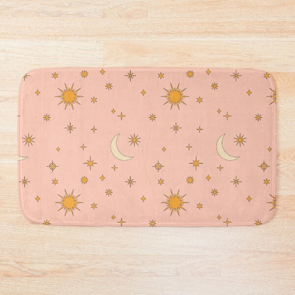 Item preview, Retro Celestial Pattern 01 - Pink designed and sold by Megs Lang.
