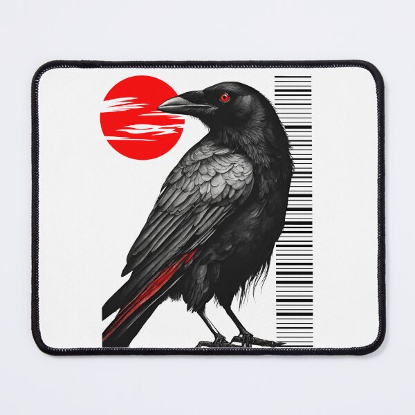 Item preview, crow , red moon designed and sold by HATIM Belamin.