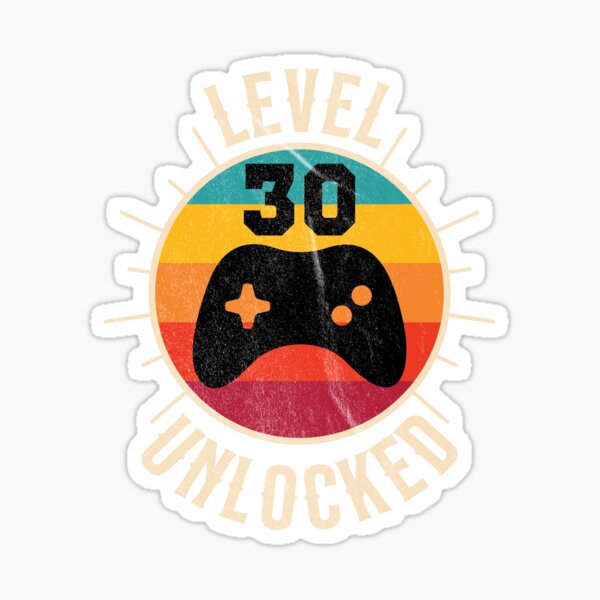 Item preview, Level 30 Unlocked designed and sold by BYNDART.