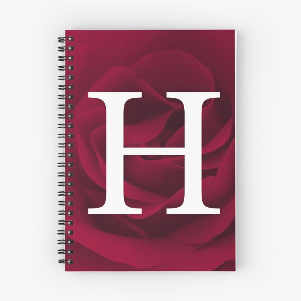 Aperçu de l'œuvre Monogramme de Bourgogne Rose H créée et vendue par rewstudio.