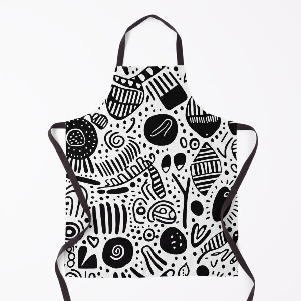 Item preview, Abstract doodles - Black on White designed and sold by the99thstudio.