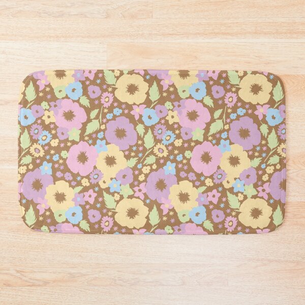 Item preview, BROWN PASTEL BOHO MODERN FLOWERS designed and sold by blomastudios.