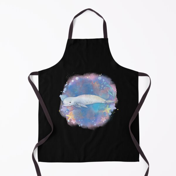 Item preview, White Beluga Whale Watercolor designed and sold by kuremureDesign.