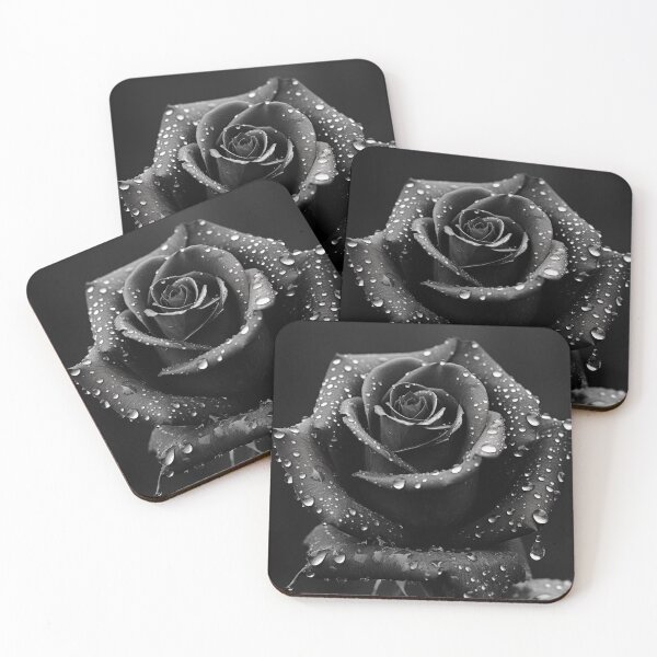 Aperçu de l'œuvre Rose noire créée et vendue par RetroNeon.