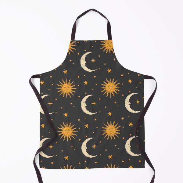 Item preview, Retro Celestial Pattern 02 - Black designed and sold by Megs Lang.