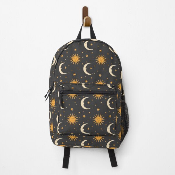 Item preview, Retro Celestial Pattern 02 - Black designed and sold by Megs Lang.