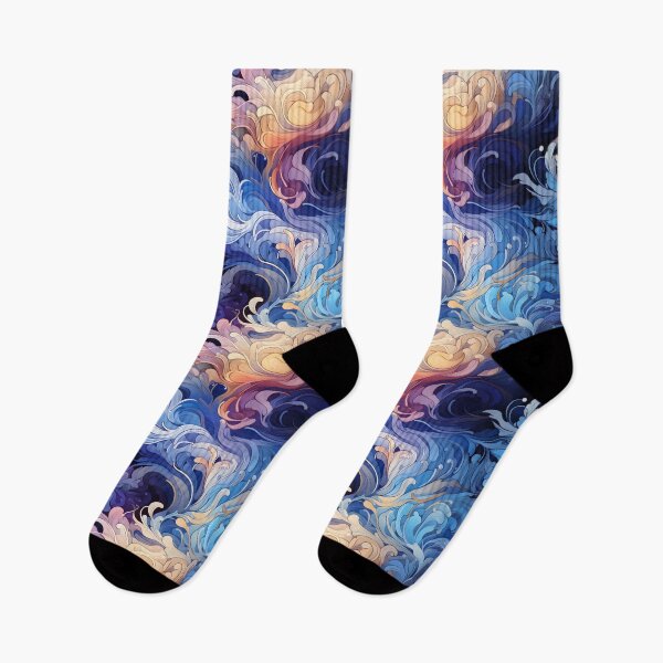 Item preview, Abstract Oceanic Swirls: Embracing Nature's Dance designed and sold by Laerguldir.
