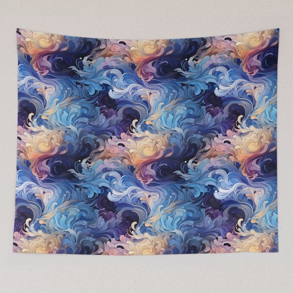 Item preview, Abstract Oceanic Swirls: Embracing Nature's Dance designed and sold by Laerguldir.