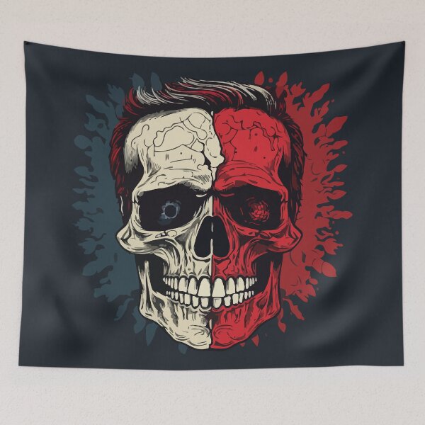 Item preview, Two faced skull  designed and sold by Amir Faysal.