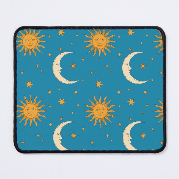 Item preview, Retro Celestial Pattern 02 - Blue designed and sold by Megs Lang.