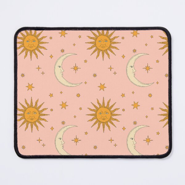 Item preview, Retro Celestial Pattern 02 - Pink designed and sold by Megs Lang.