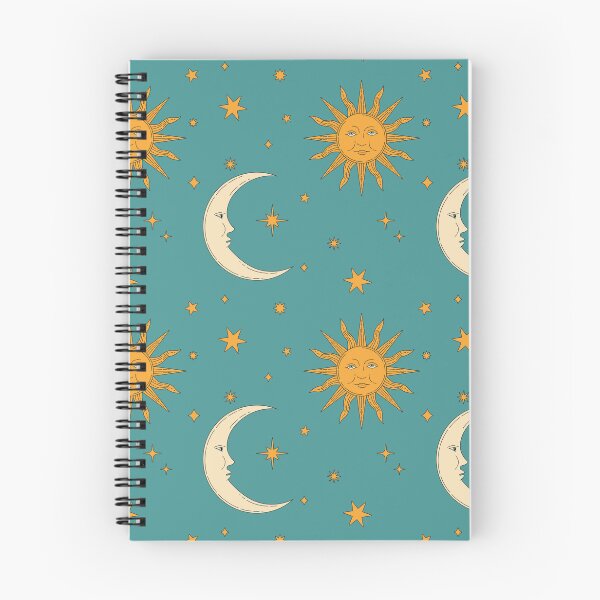Item preview, Retro Celestial Pattern 02 - Turquoise designed and sold by Megs Lang.