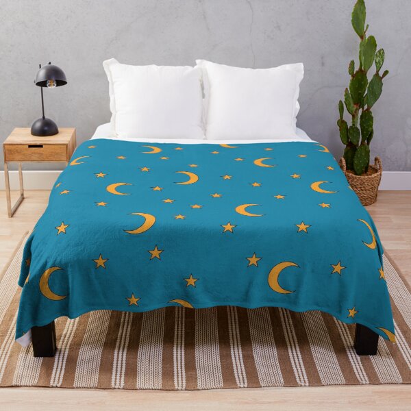 Item preview, Retro Celestial Pattern 03 - Blue designed and sold by Megs Lang.