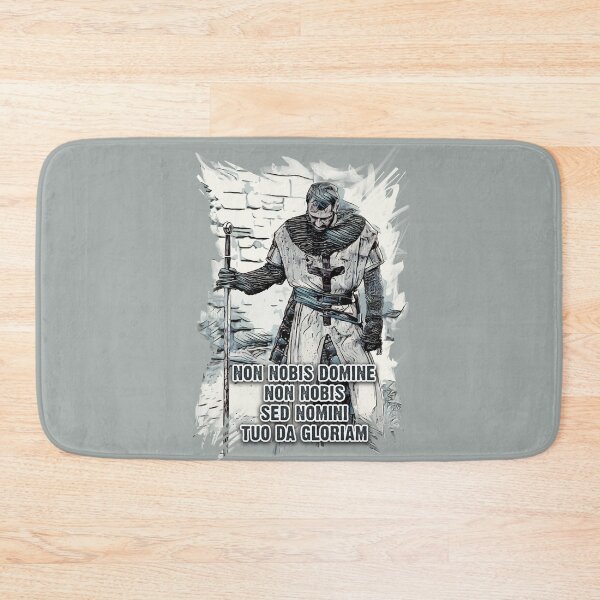 Item preview, Holy Order of the Knights Templar MOTTO Vintage Illustration Style designed and sold by Naumovski.