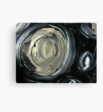 SILVER MOON - ABSTRACT Canvas Print