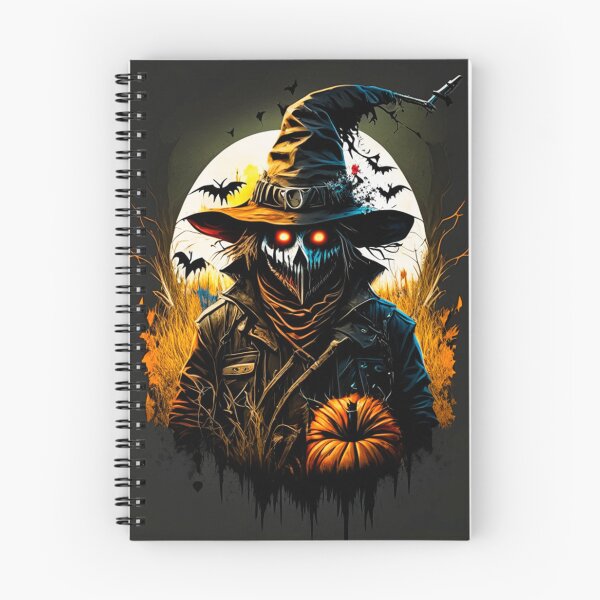 Item preview, Halloween Crow Scarecrow Terrorizes the City designed and sold by AlejaJorgeShop.