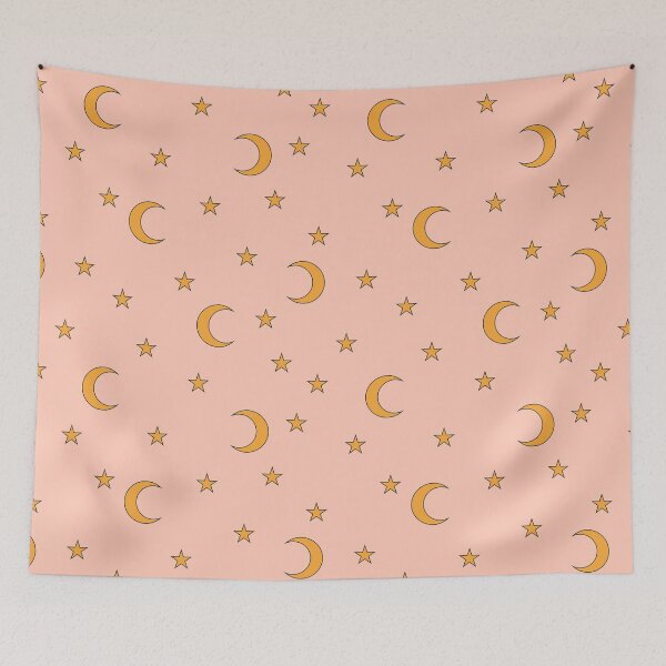 Item preview, Retro Celestial Pattern 03 - Pink designed and sold by Megs Lang.