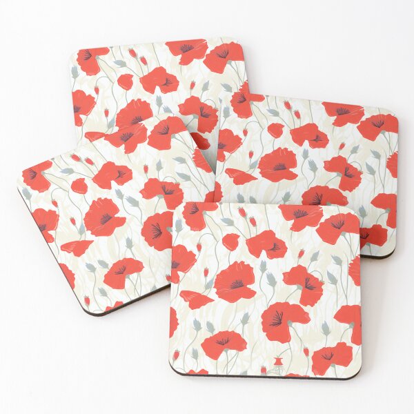 Item preview, Poppy close-up revealing intricate petal details. designed and sold by StrawberryJolly.