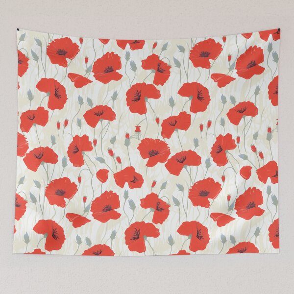 Item preview, Poppy close-up revealing intricate petal details. designed and sold by StrawberryJolly.