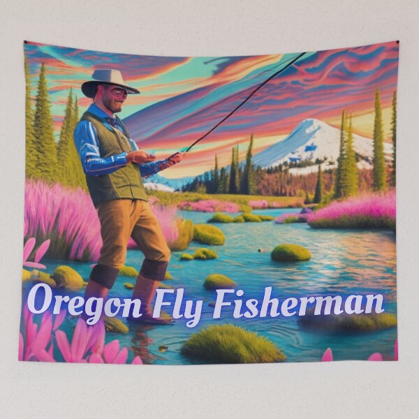 Item preview, Oregon Fly Fisherman designed and sold by OregonsOwn.