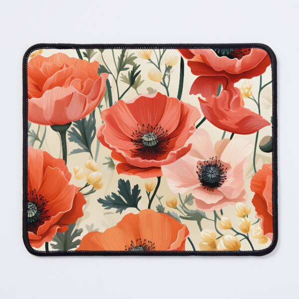 Item preview, Opulent orange poppy with delicate paper-thin petals. designed and sold by StrawberryJolly.