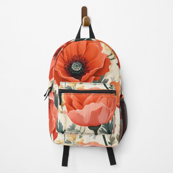 Item preview, Opulent orange poppy with delicate paper-thin petals. designed and sold by StrawberryJolly.