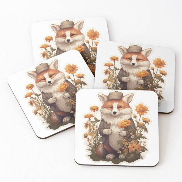 Item preview, A Fox Around By Flowers  designed and sold by baucestudio.