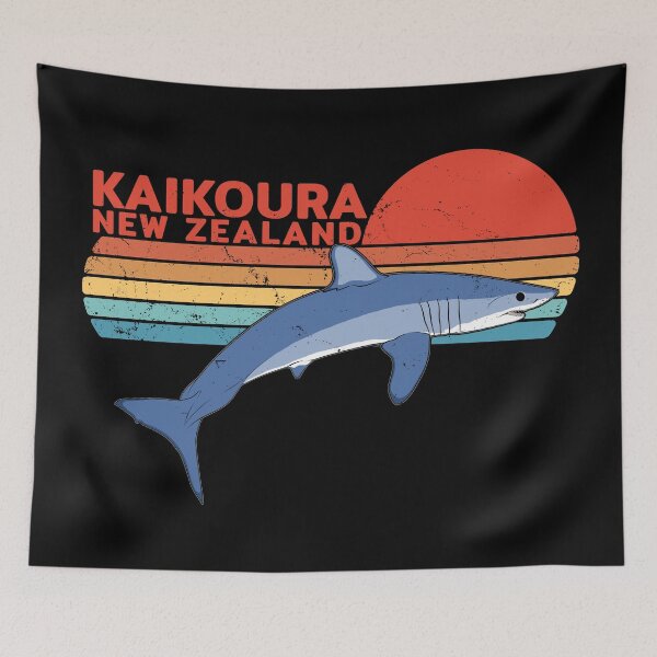 Item preview, Mako shark Kaikoura New Zealand designed and sold by NicGrayGraphic.