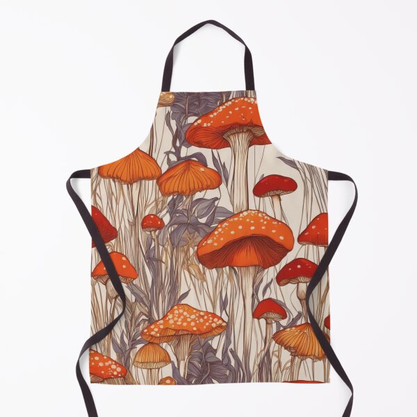 Item preview, Mushroom and Grass Pattern designed and sold by Rafal Saluszewski.