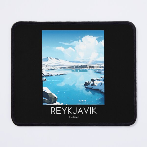 Item preview, A Vintage Travel Illustration of Reykjavik - Iceland  designed and sold by GoodOldVintage.