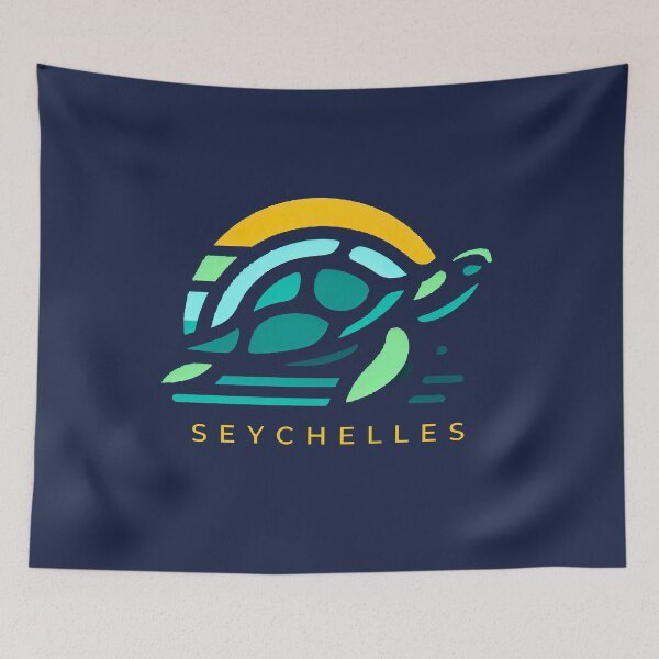Item preview, Seychelles Turtle Logo designed and sold by Travel Planet.