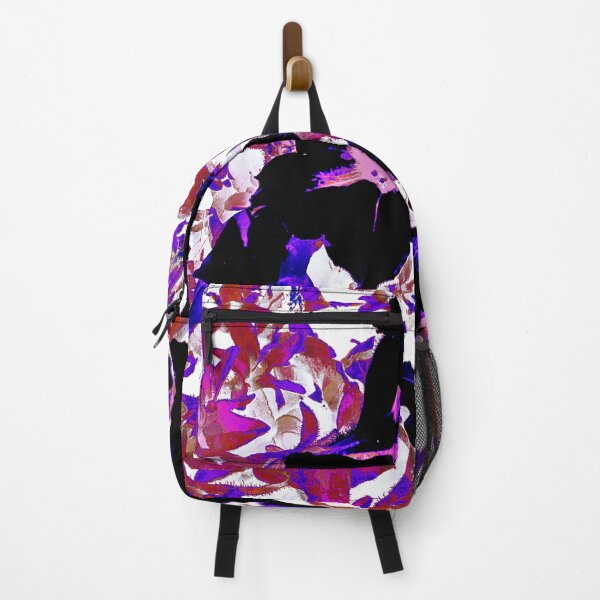 Item preview, black flowers with pink petals designed and sold by Gabriel BOCQUAIRE.