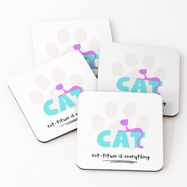 Item preview, cat-titude is everything doggy puppy love cat kitty designed and sold by Rukyta.