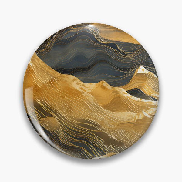 Item preview, abstract topography with gold earthtones designed and sold by dcrc.