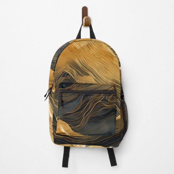 Item preview, abstract topography with gold earthtones designed and sold by dcrc.