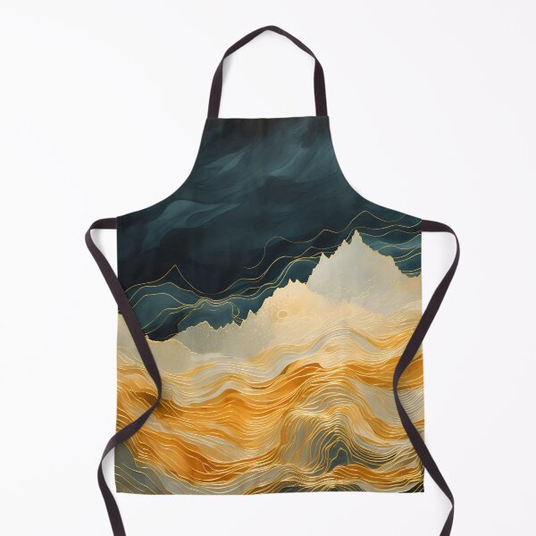 Item preview, abstract topography with gold earthtones designed and sold by dcrc.
