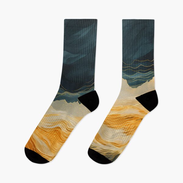Item preview, abstract topography with gold earthtones designed and sold by dcrc.