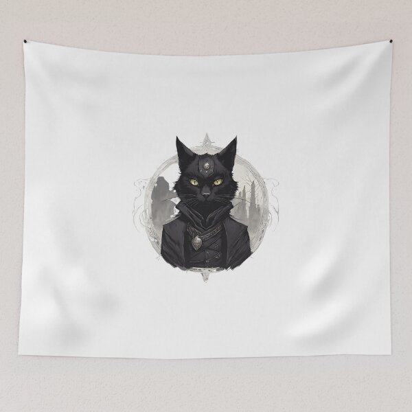 Item preview, Black cat rogue in fantasy Style designed and sold by Luokos.
